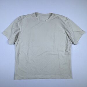 Lululemon Mens Fundamental T-Shirt Crewneck Athletic Workout Size Large Vapor‎